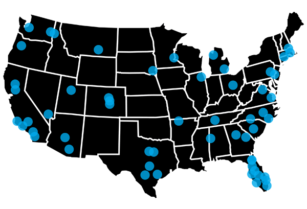 Choose your referral area map